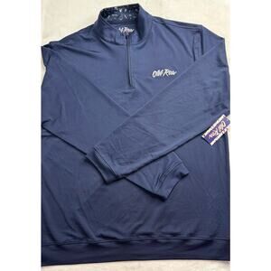 Old Row Men’s Large Navy Tailgate 1/4-Zip Pullover NWTs